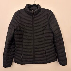 32 Degrees Women's Quilted Black Puffer Jacket